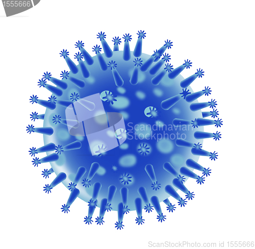 Image of flu virus structure 