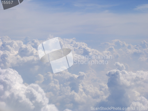 Image of Aerial view on clouds