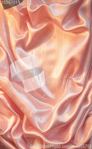 Image of Smooth elegant pink silk as background