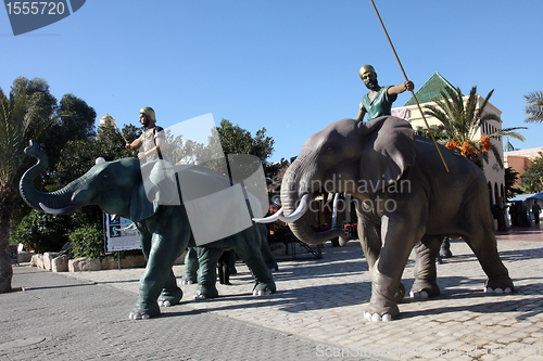 Image of Hannibal riding on an elephant