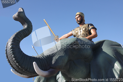 Image of Hannibal riding on an elephant