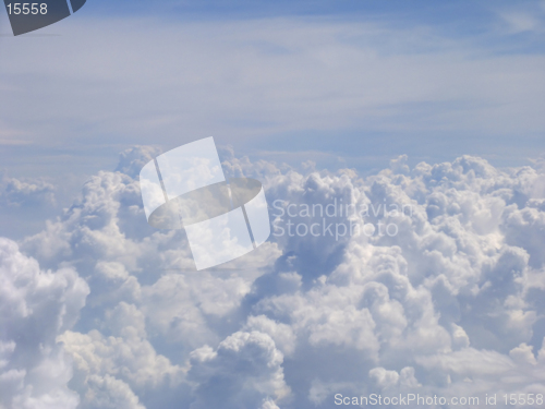 Image of Aerial view on clouds