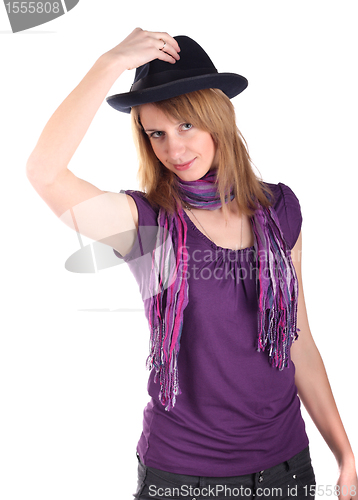 Image of Girl in a hat
