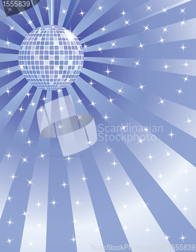 Image of background with disco mirror ball