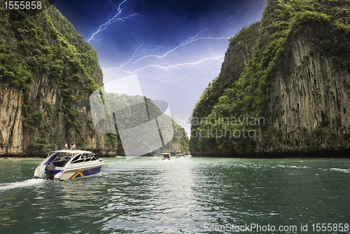 Image of Storm over Thailand Lagoon