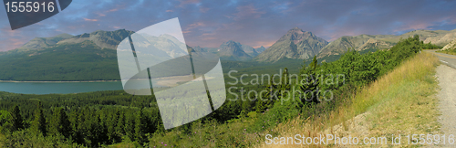 Image of Panorama of Glacier National Park