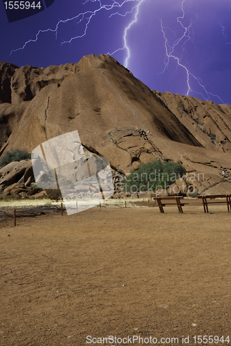 Image of Stormy Sky over Australian Mountains