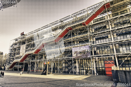 Image of Centre Pompidou Exterior in Paris