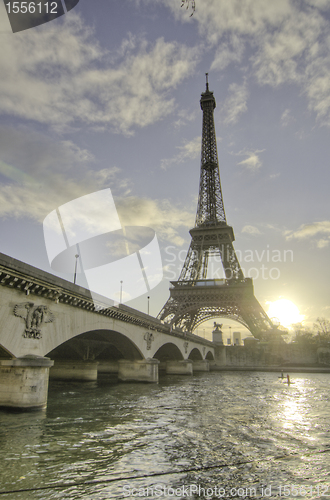 Image of Paris in December, France