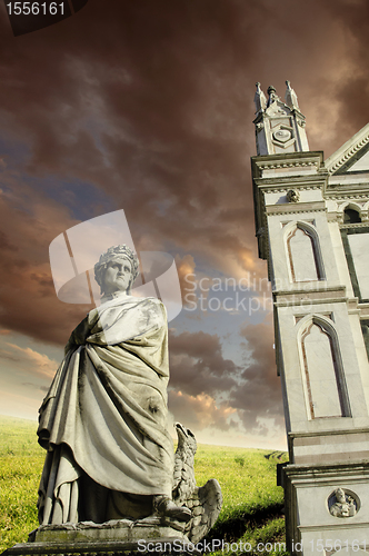 Image of Sculpture in Piazza Santa Croce, Florence