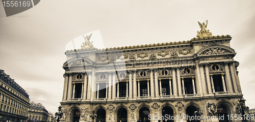 Image of Opera Facade in Paris