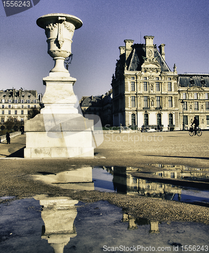 Image of Architectural Detail of Paris in Winter