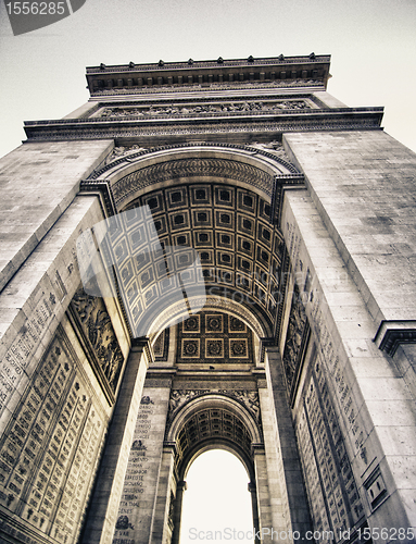 Image of Structure of Triumph Arc in Paris