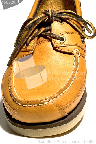 Image of rugged quality leather moccasin