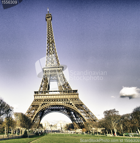 Image of Colors of Sky over Eiffel Tower, Paris