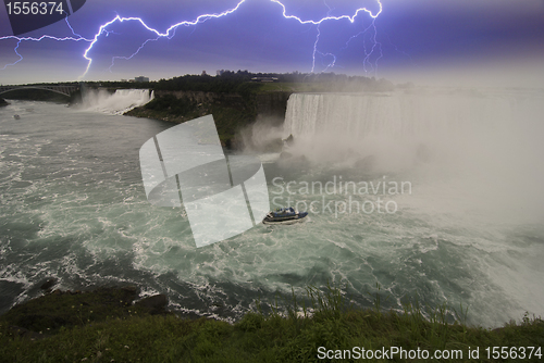 Image of Storm approaching Niagara Falls, Canada