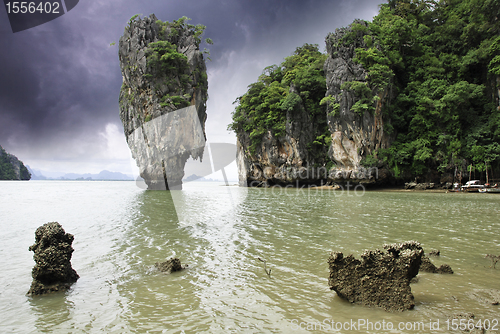 Image of Storm over James Bond Island, Thailand