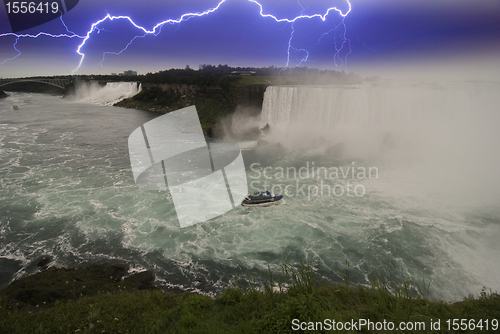 Image of Storm approaching Niagara Falls, Canada