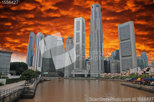 Image of Storm approaching Singapore