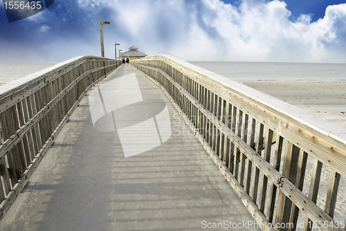 Image of Sunset from a Pier in Fort Myers, Florida