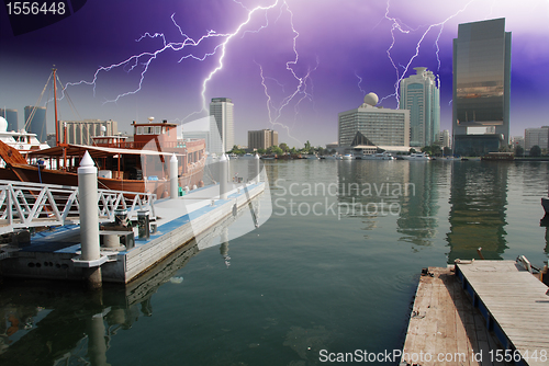 Image of Storm approaching Dubai