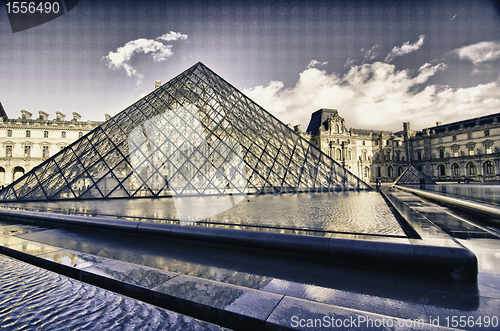 Image of Colors of the Sky over Louvre Museum