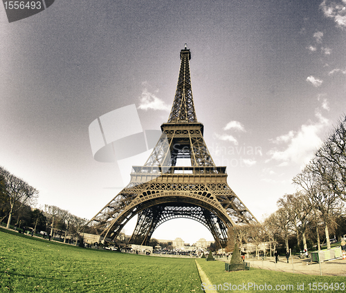 Image of Colors of Sky over Eiffel Tower, Paris