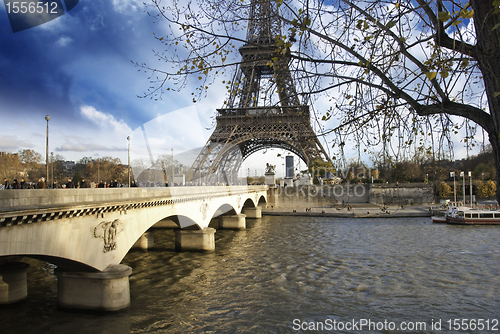 Image of Tour Eiffel and Pont d'Iena, Paris