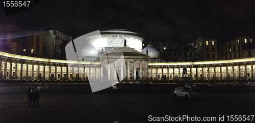 Image of Piazza del Plebiscito in the Night, Italy