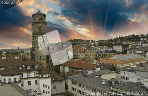 Image of Sky  and Clouds over Stuttgart