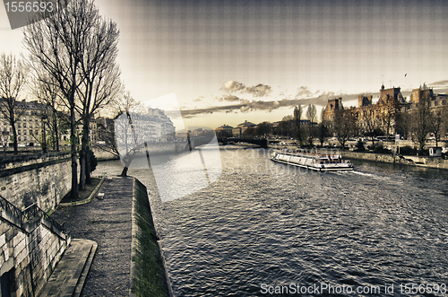 Image of Architectural Detail of Paris in Winter