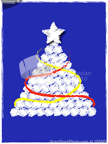 Image of Christmas decorative tree