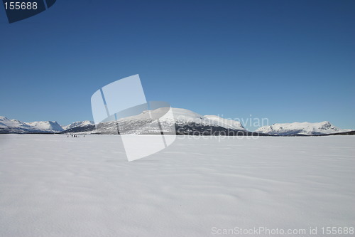 Image of winter mountains in Norway