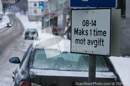 Image of Parking sign