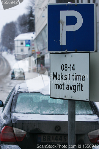 Image of Parking sign