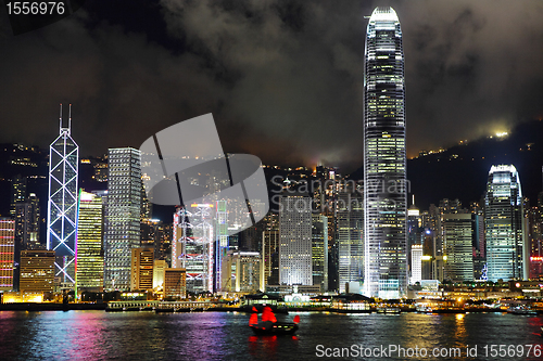 Image of Hong Kong harbor view