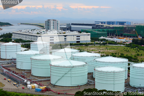 Image of oil tanks