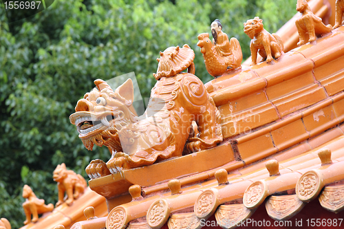 Image of Chinese temple roof