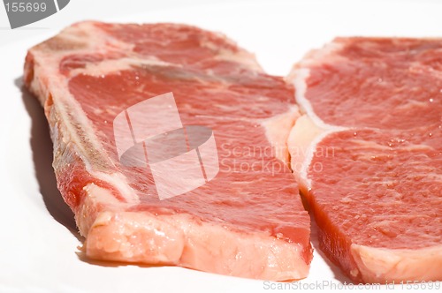 Image of thin sliced shell steaks