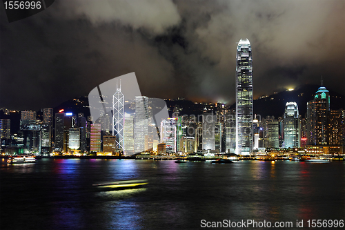 Image of Hong Kong harbor view