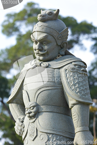 Image of statue in chinese temple