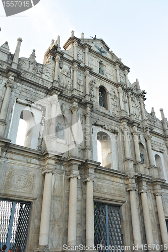 Image of ruins of St. Paul's Cathedral in Macau