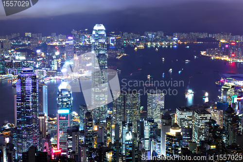 Image of Hong Kong at night