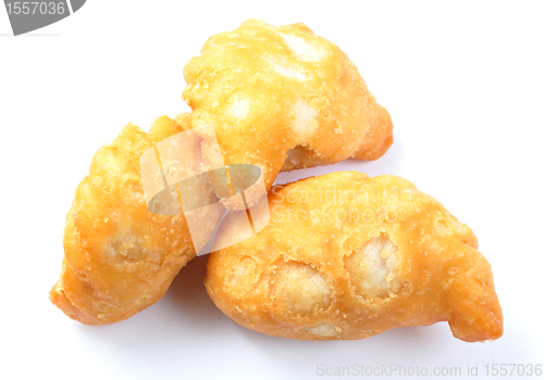 Image of traditional chinese new year food, Jau gok , Oil Cape