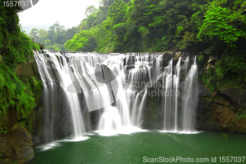 Image of waterfalls in shifen taiwan