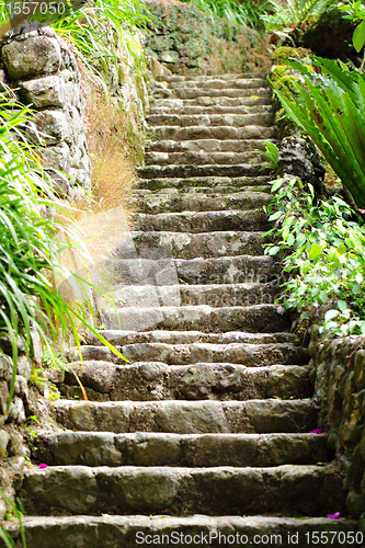 Image of stone stair outdoor