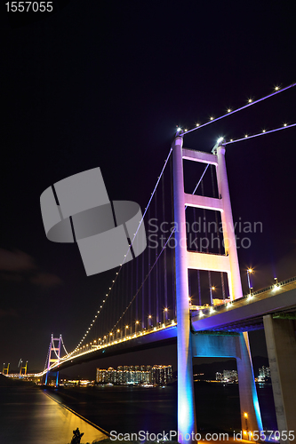 Image of Tsing Ma Bridge in Hong Kong