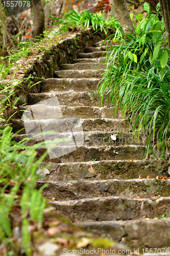 Image of stone stair outdoor