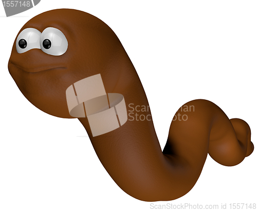 Image of happy worm