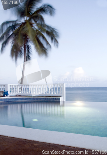 Image of infinity swimming pool Corn Island Nicaragua